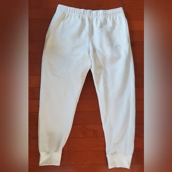 Nike White Sweatpants Size XL NWT - Picture 1 of 4
